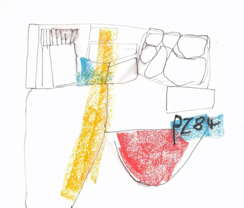 PZ 84ink & oil pastel21 x 28 cm