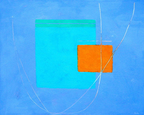 Blue Blue Orange oil on canvas61 x 77 cmSOLD