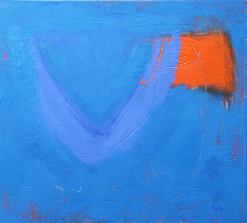 Blue on Blue oil on canvas46 x 51 cm