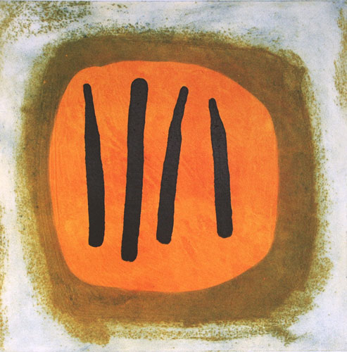 Orange Statementcollagraph & aquatint38 x 38 cm