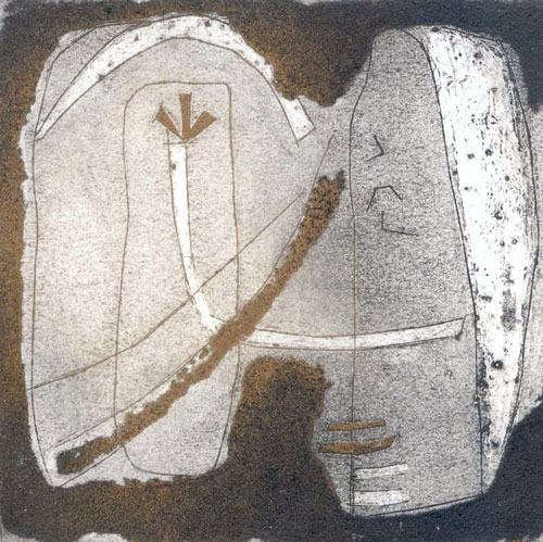 Ancient Cornwall IVcollagraph10 x 10 cm