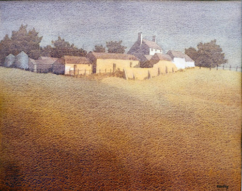 Farm near Southwick watercolour17 x 23 cmSOLD