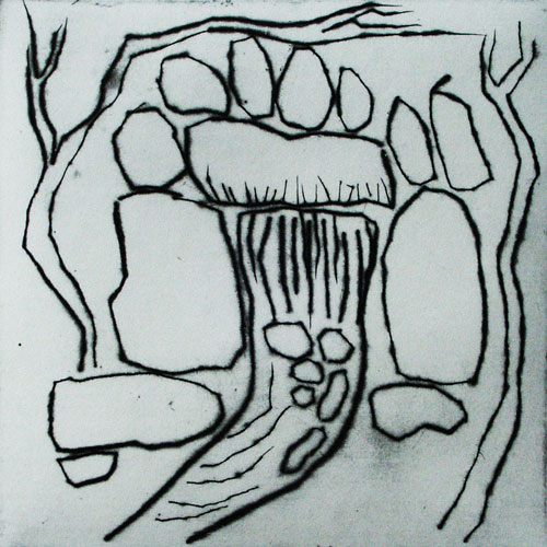 dry point10 x 10 cm